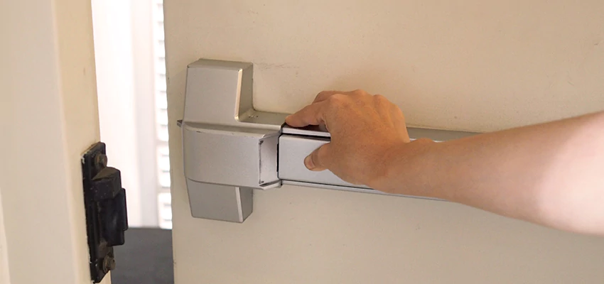 Roller Gate Panic Bar Installation in Calexico, California